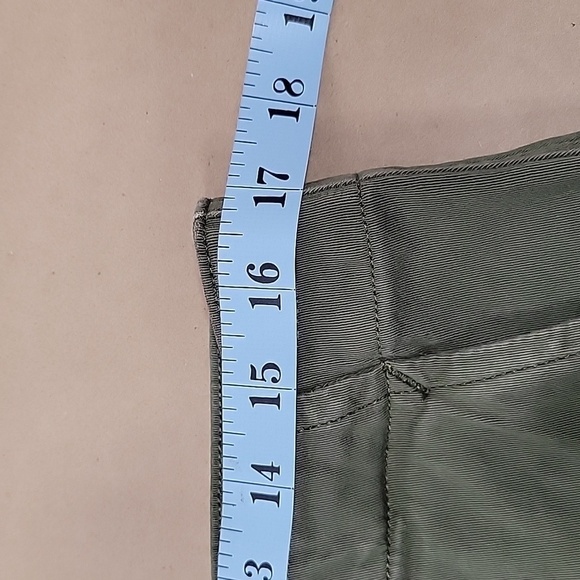 Hudson, Size 31, Olive / Army Green Denim Mini Skirt, Excellent Used Condition - Picture 4 of 10